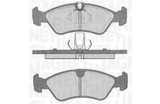 Sada brzdových destiček, kotoučová brzda MAGNETI MARELLI 363916060205