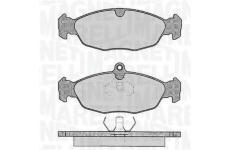 Sada brzdových destiček, kotoučová brzda MAGNETI MARELLI 363916060208