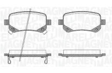 Sada brzdových destiček, kotoučová brzda MAGNETI MARELLI 363916060210