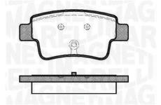 Sada brzdových destiček, kotoučová brzda MAGNETI MARELLI 363916060230