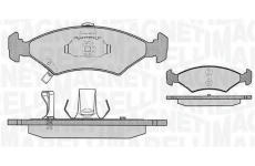 Sada brzdových destiček, kotoučová brzda MAGNETI MARELLI 363916060287
