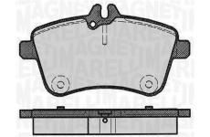 Sada brzdových destiček, kotoučová brzda MAGNETI MARELLI 363916060302