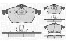 Sada brzdových destiček, kotoučová brzda MAGNETI MARELLI 363916060386