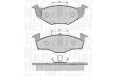 Sada brzdových destiček, kotoučová brzda MAGNETI MARELLI 363916060390