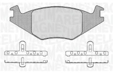 Sada brzdových destiček, kotoučová brzda MAGNETI MARELLI 363916060395