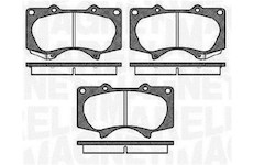 Sada brzdových destiček, kotoučová brzda MAGNETI MARELLI 363916060409