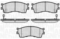 Sada brzdových destiček, kotoučová brzda MAGNETI MARELLI 363916060458