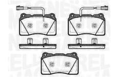 Sada brzdových destiček, kotoučová brzda MAGNETI MARELLI 363916060501