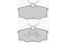 Sada brzdových destiček, kotoučová brzda MAGNETI MARELLI 363916060531