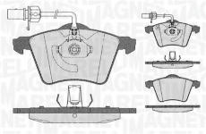 Sada brzdových destiček, kotoučová brzda MAGNETI MARELLI 363916060539