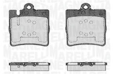 Sada brzdových destiček, kotoučová brzda MAGNETI MARELLI 363916060553