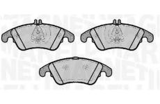 Sada brzdových destiček, kotoučová brzda MAGNETI MARELLI 363916060654
