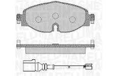 Sada brzdových destiček, kotoučová brzda MAGNETI MARELLI 363916060715