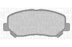 Sada brzdových destiček, kotoučová brzda MAGNETI MARELLI 363916060804
