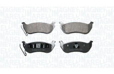 Sada brzdových destiček, kotoučová brzda MAGNETI MARELLI 363916061309
