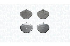 Sada brzdových destiček, kotoučová brzda MAGNETI MARELLI 363916061311