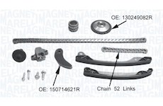 Sada rozvodového řetězu MAGNETI MARELLI 341500001360