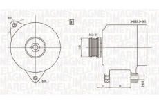 Alternátor MAGNETI MARELLI 063731139010