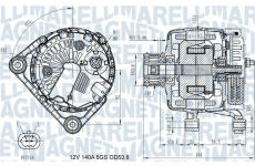 generátor MAGNETI MARELLI 063731406710