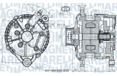 generátor MAGNETI MARELLI 063731430110