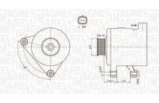 generátor MAGNETI MARELLI 063731498010