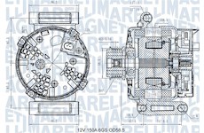 generátor MAGNETI MARELLI 063731546110