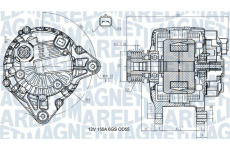 generátor MAGNETI MARELLI 063731617810