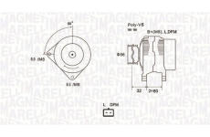 generátor MAGNETI MARELLI 063731662010