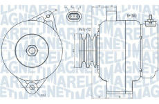 Alternátor MAGNETI MARELLI 063731724010