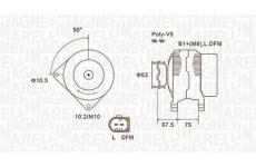 generátor MAGNETI MARELLI 063731756010