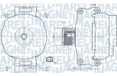 Alternátor MAGNETI MARELLI 063731769010