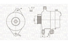 generátor MAGNETI MARELLI 063731809010