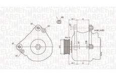 generátor MAGNETI MARELLI 063731818010