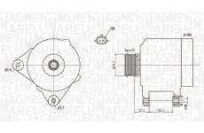 Alternátor MAGNETI MARELLI 063731860010