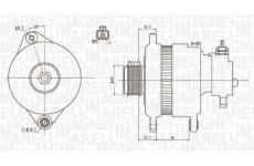 Alternátor MAGNETI MARELLI 063731899010