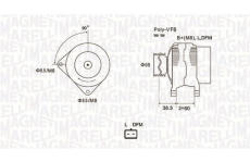 generátor MAGNETI MARELLI 063731933010