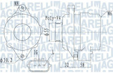 generátor MAGNETI MARELLI 063731943010