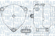 Alternátor MAGNETI MARELLI 063731997010