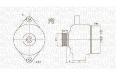 Alternátor MAGNETI MARELLI 063732026010