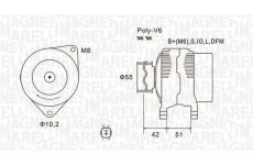 generátor MAGNETI MARELLI 063732126010