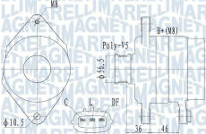 generátor MAGNETI MARELLI 063732127010