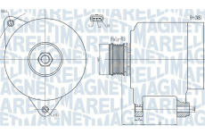 Alternátor MAGNETI MARELLI 063732133010