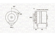 Alternátor MAGNETI MARELLI 063735060010