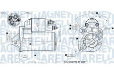 Startér MAGNETI MARELLI 063721442010