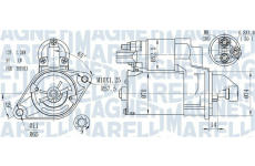 Startér MAGNETI MARELLI 063721450010