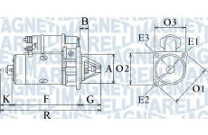 Startér MAGNETI MARELLI 063720325010