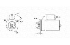 Startér MAGNETI MARELLI 943251054010