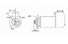 Startér MAGNETI MARELLI 943252231010