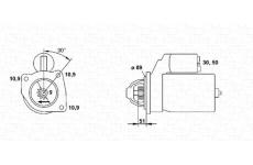 Startér MAGNETI MARELLI 943252235010