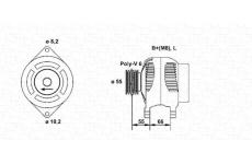 generátor MAGNETI MARELLI 943354075010